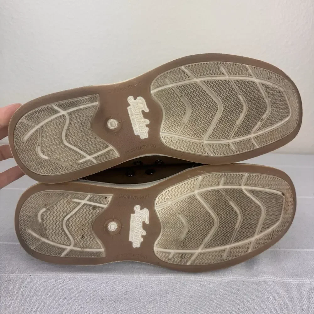 Florsheim Lakeside Moc Toe Slip On Loafers Nubuck Leather Boat Shoes Brown 10 M